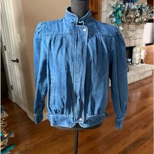 Y2K Bomber‎ Vintage Denim Jacket